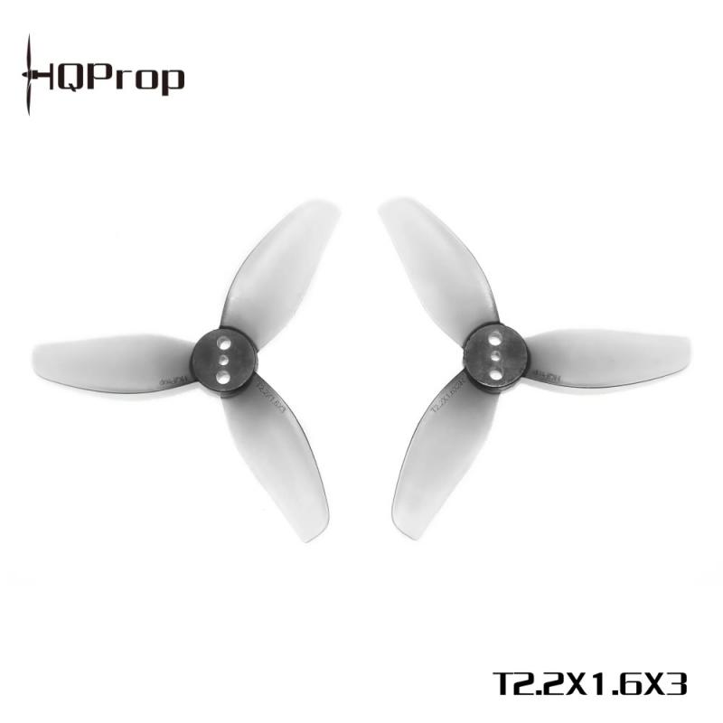 Hqprop T2.2x1.6x3 Grey Pc Prop - Drone Racing Propeller recension och pris