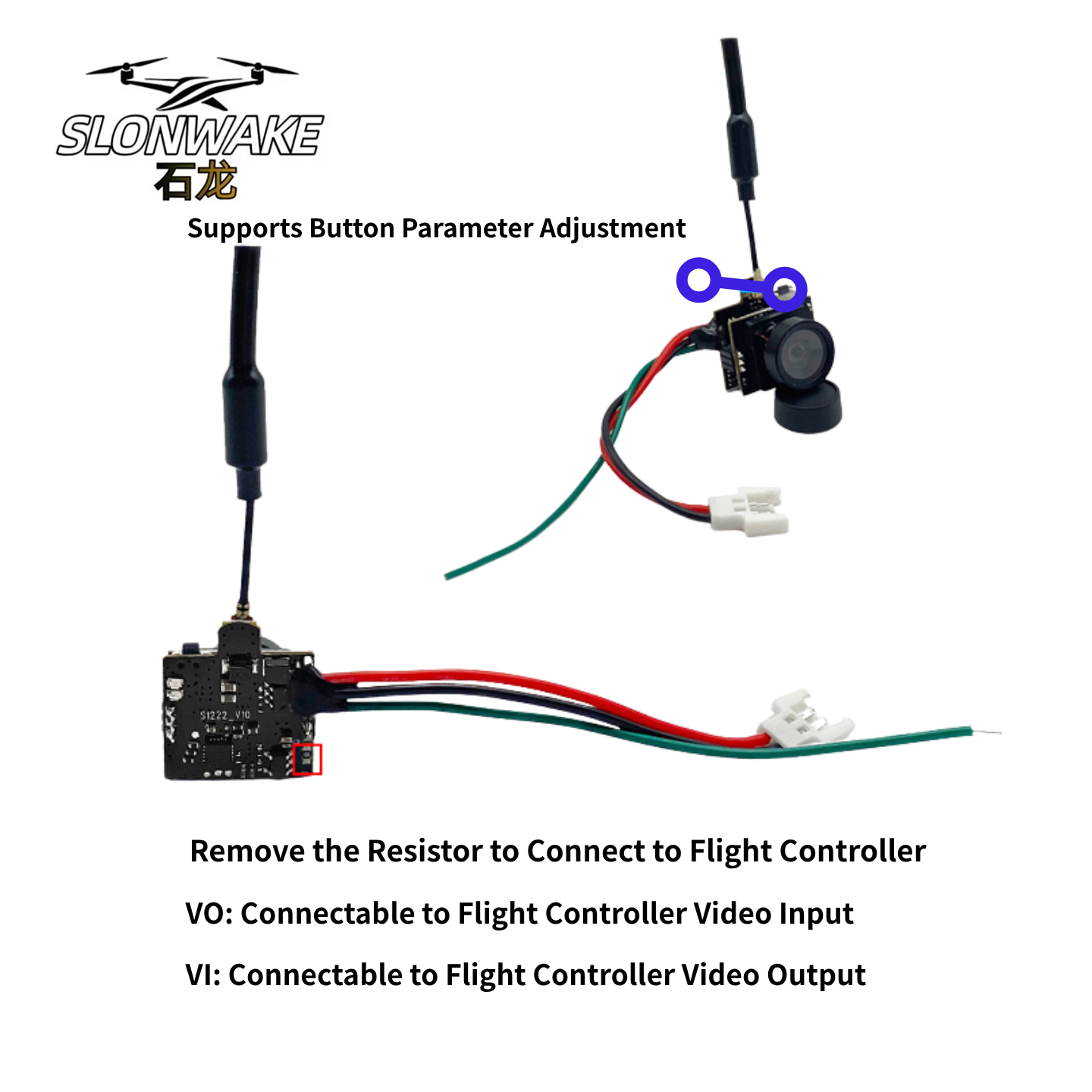 SLONWAKE 5.8G Analog Video Tra - Drone Racing Transmitter recension och pris