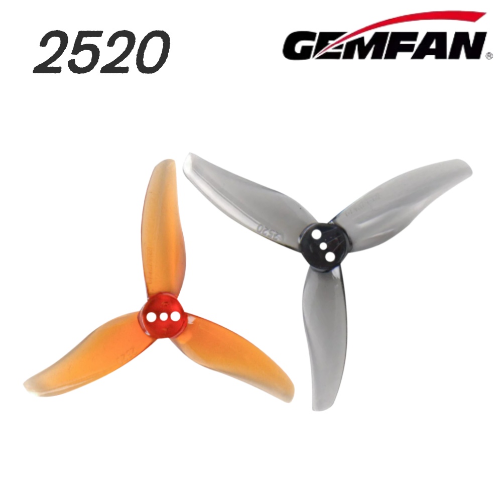 4Pairs Gemfan Hurricane 2520 2 - Drone Racing Propeller recension och pris