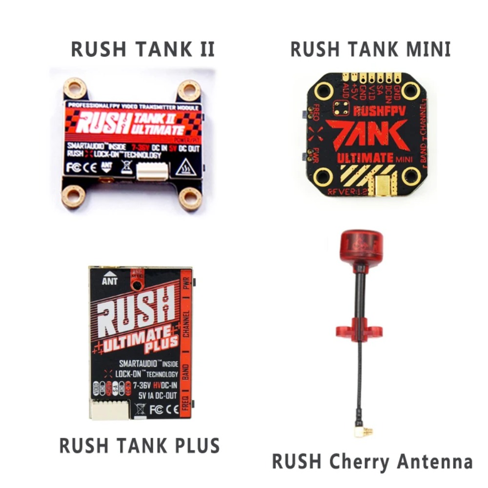 RUSH TANK Ultimate II/Mini/PLU - Drone Racing Frame recension och pris